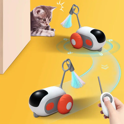 Interactive Cat Toy Car